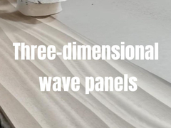 Выгравированные 3D декоративные стеновые панели Фунерированный MDF для телевизора