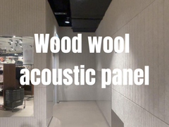 Цветная живопись Деревянная шерсть Акустические панели