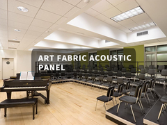 Акустическая панель с высокой плотностью из волокна экологически чистый, без пыли для школ и студий