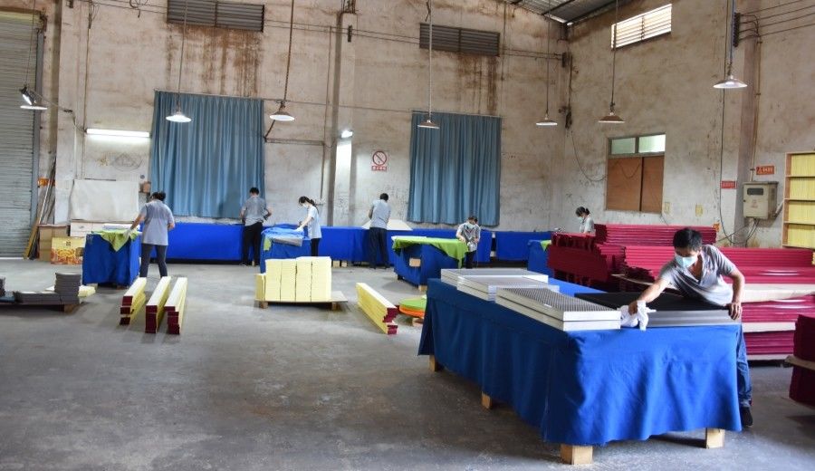 Guangzhou Wuyang Yiguan Acoustic Materials Co., Ltd. производственная линия производителя