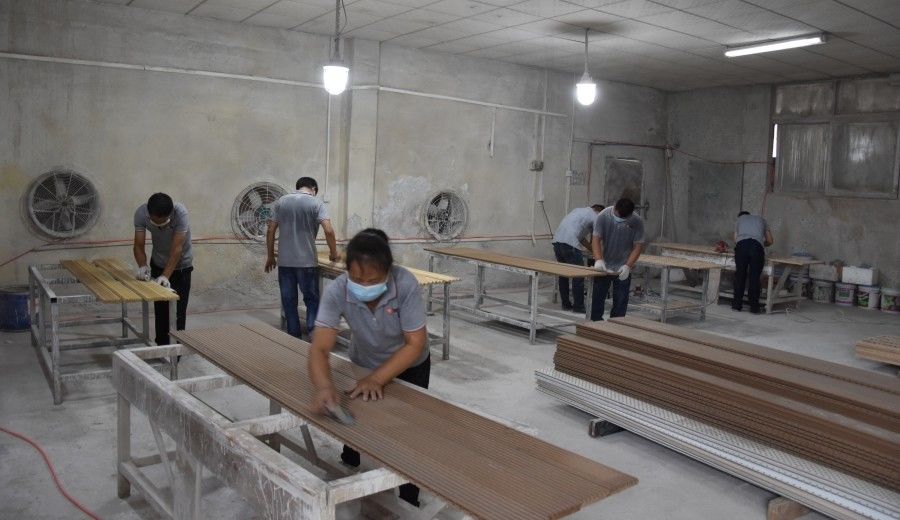Guangzhou Wuyang Yiguan Acoustic Materials Co., Ltd. производственная линия производителя