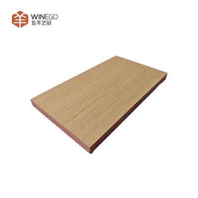 Eco Friendly Micro Perforated Sound Panels With Veneer For Home And Commercial
